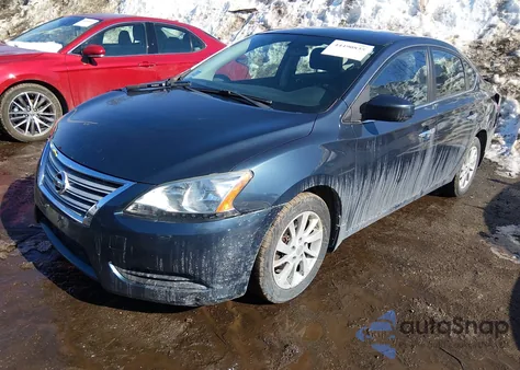 2013 Nissan Sentra S z USA, uszkodzony, nr VIN 3N1AB7AP7DL752843